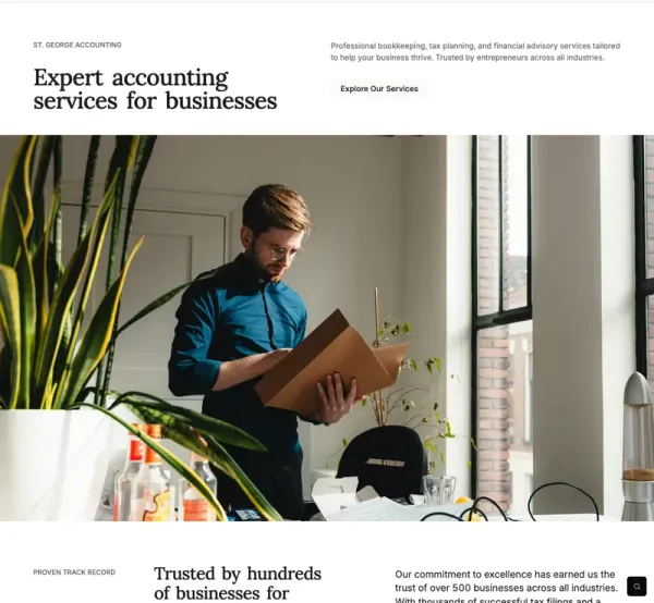 Preview of St. George Accounting Services