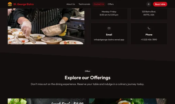 Preview of St. George Bistro