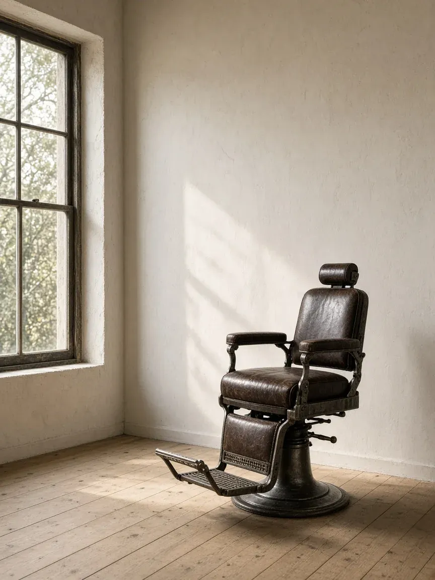 Studio image from the St. George Barber website concept