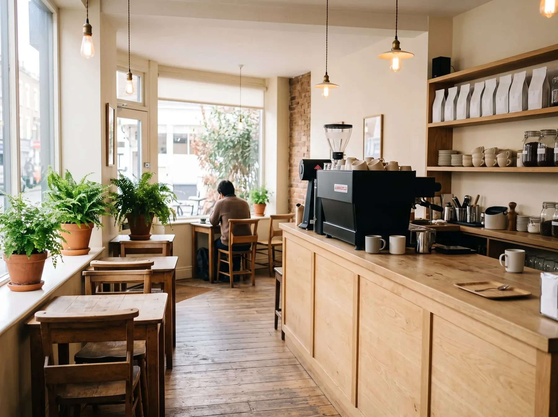 Interior photography from the St. George Cafe website concept